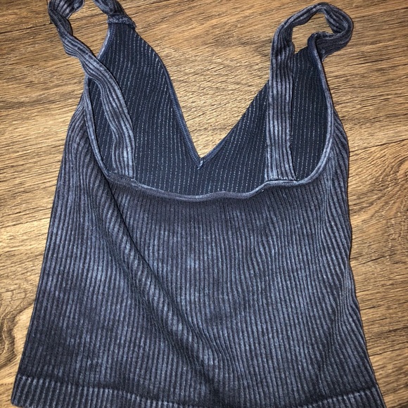 NWOT Free People Seamless Washed Tank Top - Picture 5 of 6